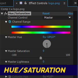 Menggunakan Efek Hue di Adobe After Effect