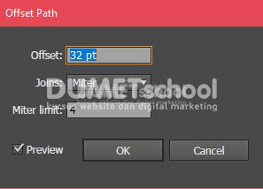 Membuat Text Melengkung Menggunakan Shape di Illustrator