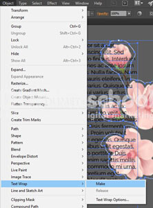 Mengatur Text Warp Dengan Gambar di Illutrator