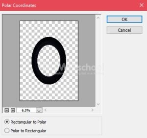Memberi Efek Polar Coordinate Pada Gambar di Photoshop