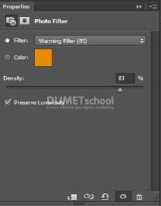 Memberi Warming Filter Pada Gambar di Photoshop