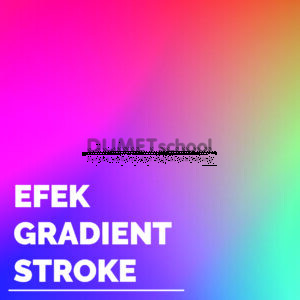 Membuat Efek Stroke Gradient Pada Text di Illustrator