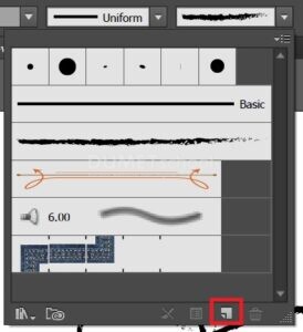 Cara Menyimpan Brush di Adobe Illustrator