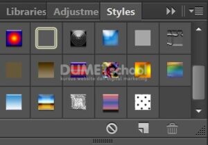 Membuat Dan Menyimpan Style Di Photoshop