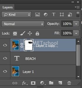 Membuat Teks Dengan Tertutup Objek Di Photoshop