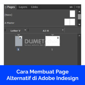 Cara Membuat Page Alternatif di Adobe Indesign