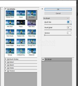 Memberikan Efek Dry Brush di Adobe Illustrator