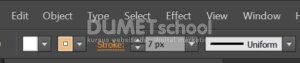 Membuat Fill & Stroke Pada Angka di Illustrator