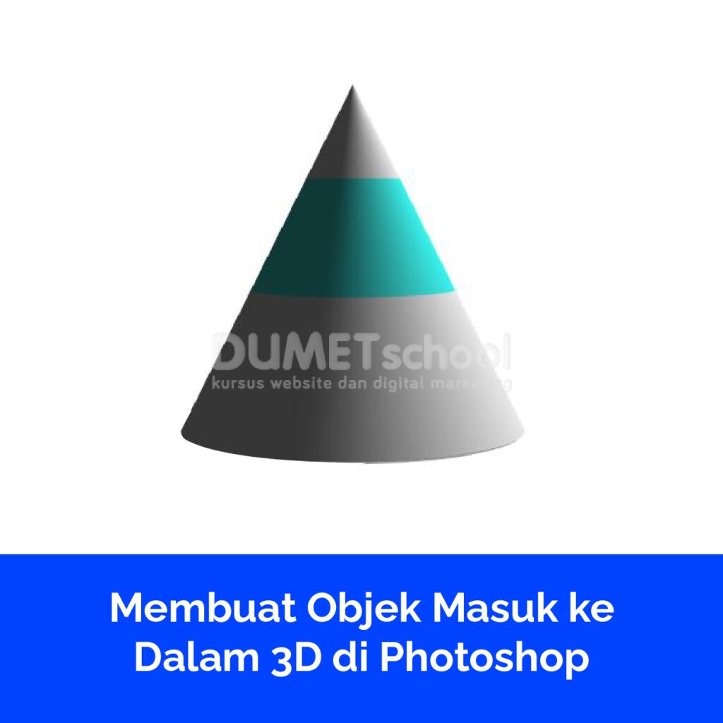 Membuat Objek Masuk ke Dalam 3D di Photoshop