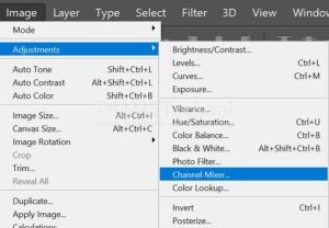 Mengubah Warna Gambar Dengan Menggunakan Channel Mixer