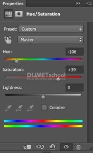 Mengubah Warna Lampu Pohon Natal di Photoshop