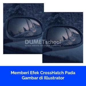 Memberi Efek CrossHatch Pada Gambar di Illustrator