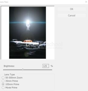 Menambah Pencahayaan dengan Lens Flare di Photoshop
