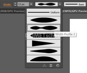 Mengganti Bentuk Stroke di Adobe Illustrator