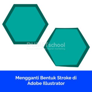 Mengganti Bentuk Stroke di Adobe Illustrator