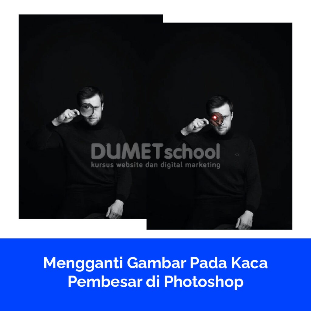 Mengganti Gambar Pada Kaca Pembesar di Photoshop
