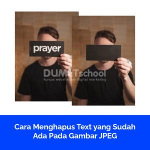 Cara Menghapus Text yang Sudah Ada Pada Gambar JPEG