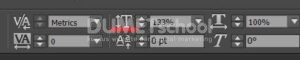 Memodifikasi Karakter Teks di Adobe Indesign