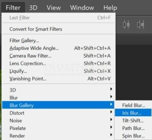 Membuat Background Blur dengan Iris Blur di Photoshop