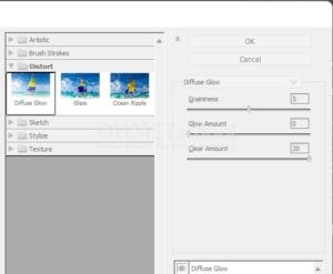 Memperbaiki Gambar dengan Efek Diffuse Glow di Adobe Illustrator