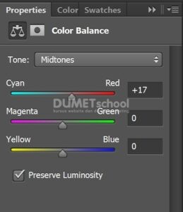 Mengganti Warna Gambar dengan Color Balance di Photoshop