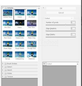 Memberik Efek Cutout Pada Gambar di Adobe Photoshop