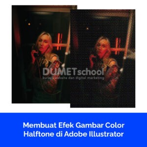 Membuat Efek Gambar Color Halftone di Adobe Illustrator