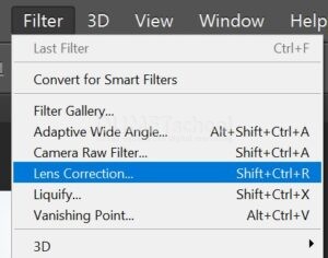 Cara Membuat Efek Lens Correction di Adobe Photoshop