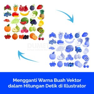 Mengganti Warna Buah Vektor dalam Hitungan Detik di Illustrator