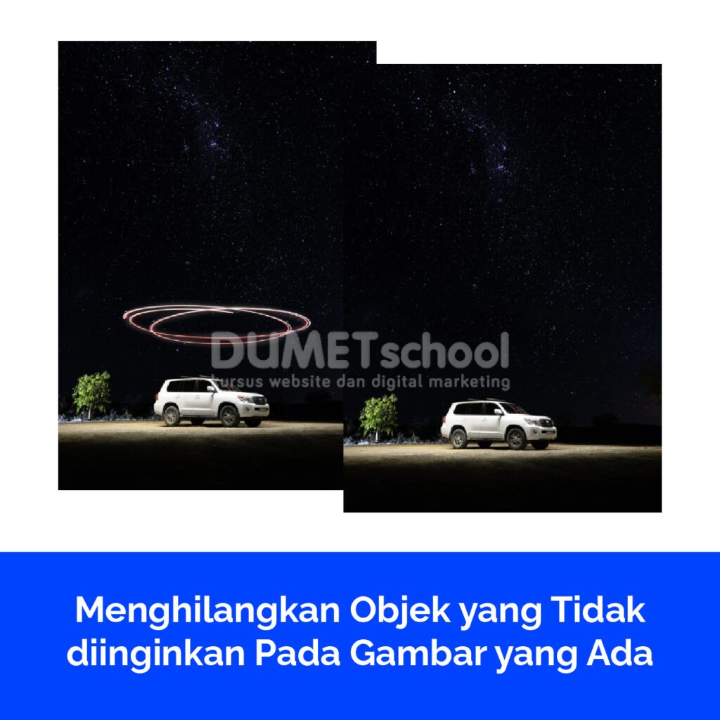 Menghilangkan Objek yang Tidak diinginkan Pada Gambar yang Ada