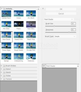 Memberikan Efek Paint Daubs Pada Gambar
