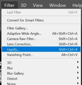Mengecilkan Huruf dengan Warp Tool di Adobe Photoshop