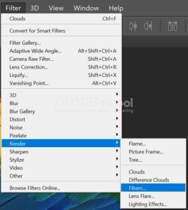 Membuat Efek Fibers Pada Gambar di Photoshop