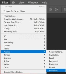 Membuat Efek Pointillize Pada Gambar di Photoshop