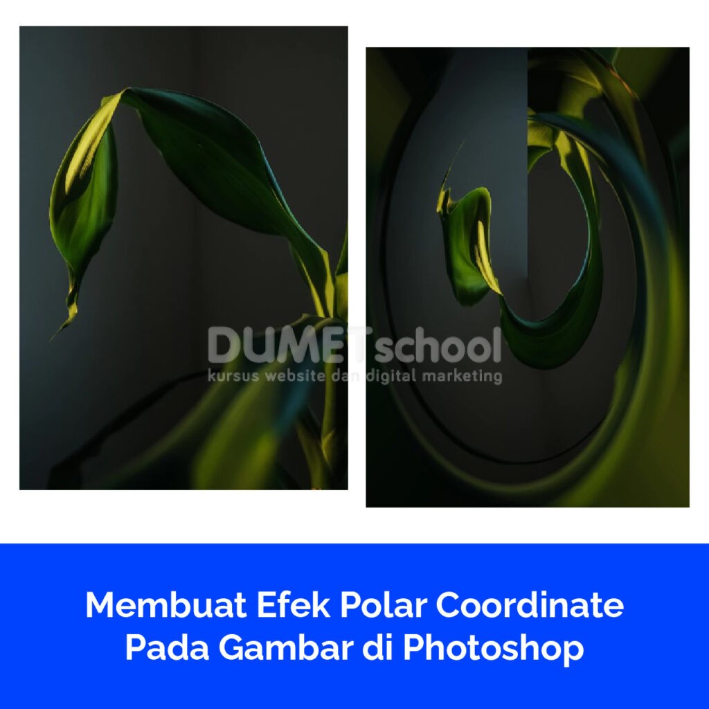 Membuat Efek Polar Coordinate Pada Gambar di Photoshop
