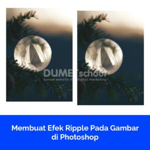 Membuat Efek Ripple Pada Gambar di Photoshop