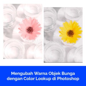 Mengubah Warna Objek Bunga dengan Color Lookup di Photoshop