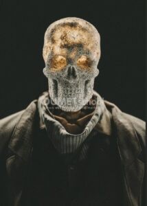 Mengganti Warna Lampu di Dalam Kepala Tengkorak di Photoshop