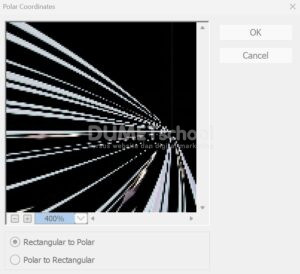 Cara Membuat Efek Rectangular to Polar Pada Gambar di Adobe Photoshop