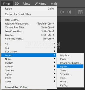 Membuat Efek Blur dengan Ripple di Adobe Photoshop