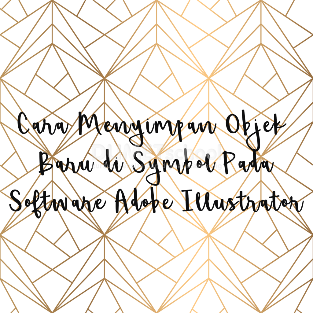 Cara Menyimpan Objek Baru di Symbol Pada Software Adobe Illustrator