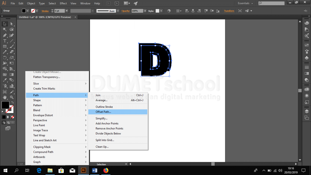 Membuat Custom Drop Caps di Adobe Illustrator Part 2 - Kursus Desain ...