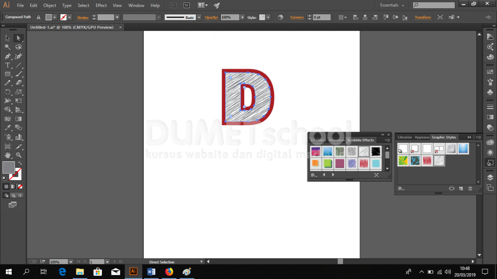 Membuat Custom Drop Caps di Adobe Illustrator Part 2 - Kursus Desain ...