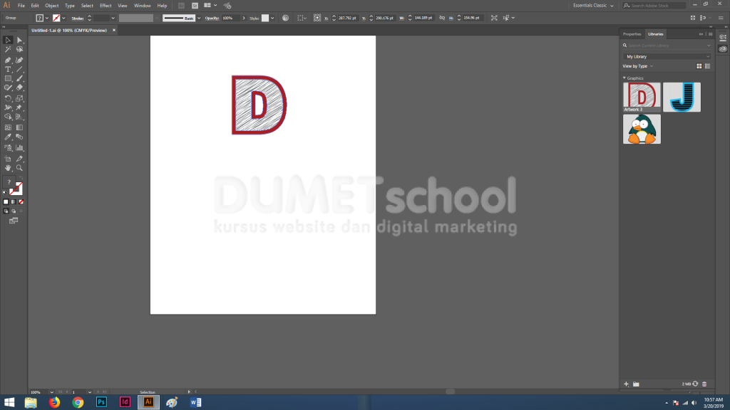 Membuat Custom Drop Caps di Adobe Illustrator Part 2 - Kursus Desain ...