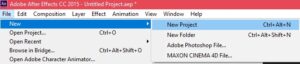 Membuat File Ukuran Handphone di After Effect