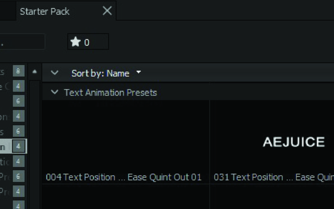 Cara Membuat Text Animasi Secara Cepat di After Effect