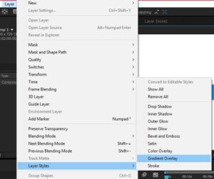 Memberi Warna Gradient Pada Text di After Effect