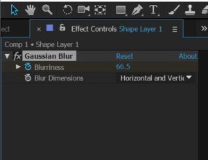 Memberi Efek Gausin Blur di After Effect