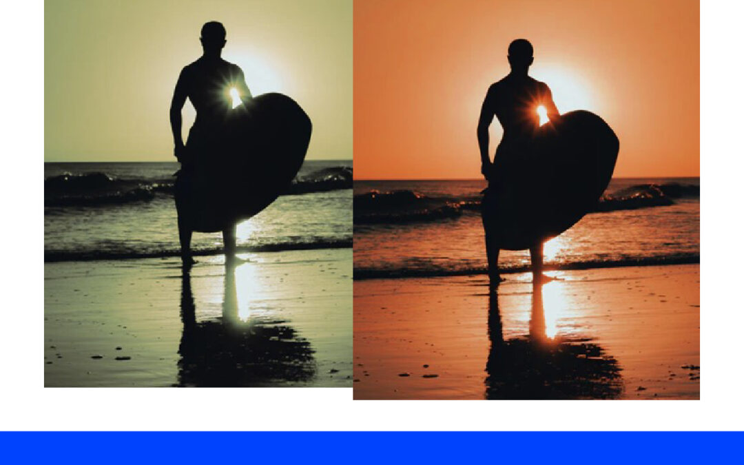 Membuat Gambar Menjadi Indah di Tengah Sunset di Photoshop