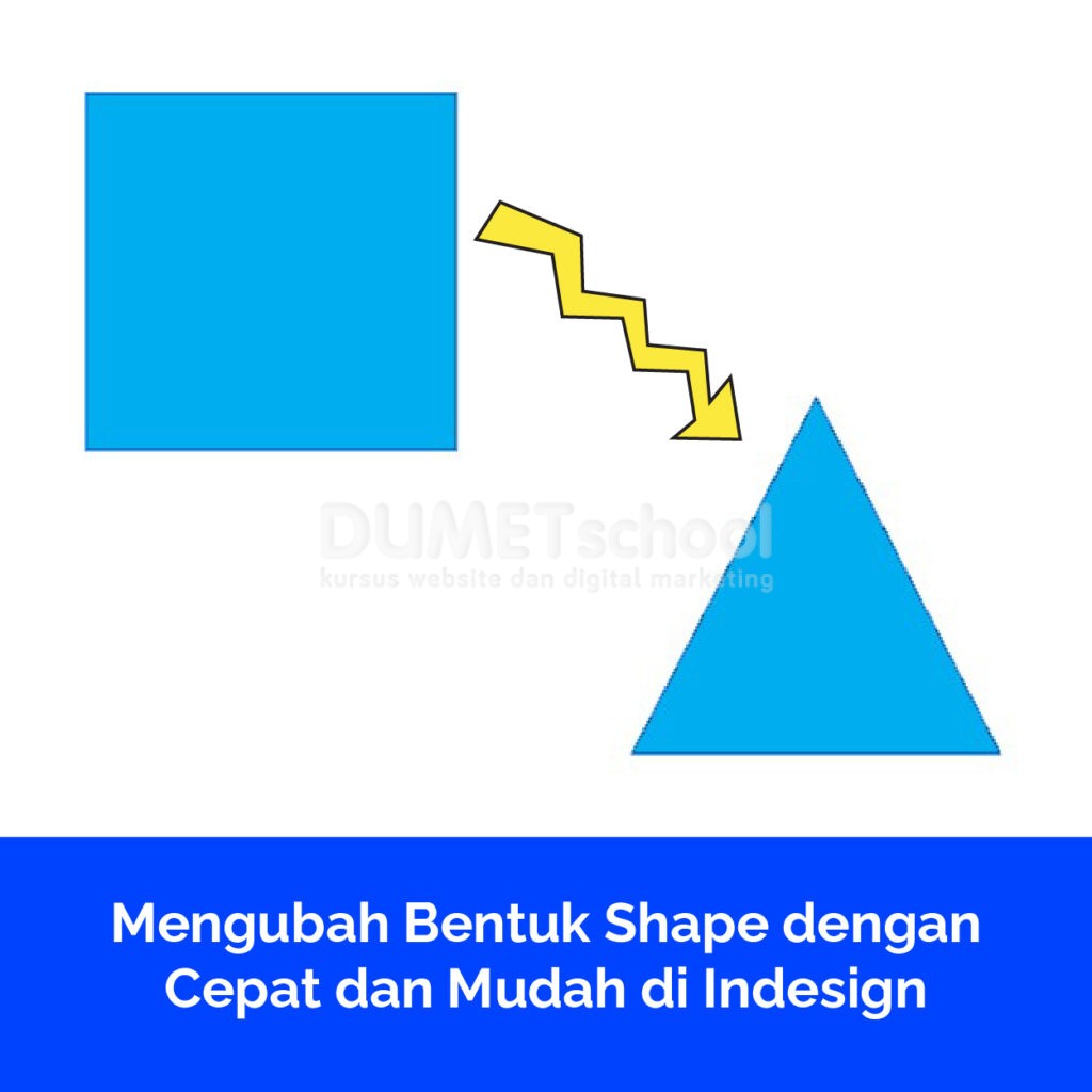 Mengubah Bentuk Shape dengan Cepat dan Mudah di Indesign